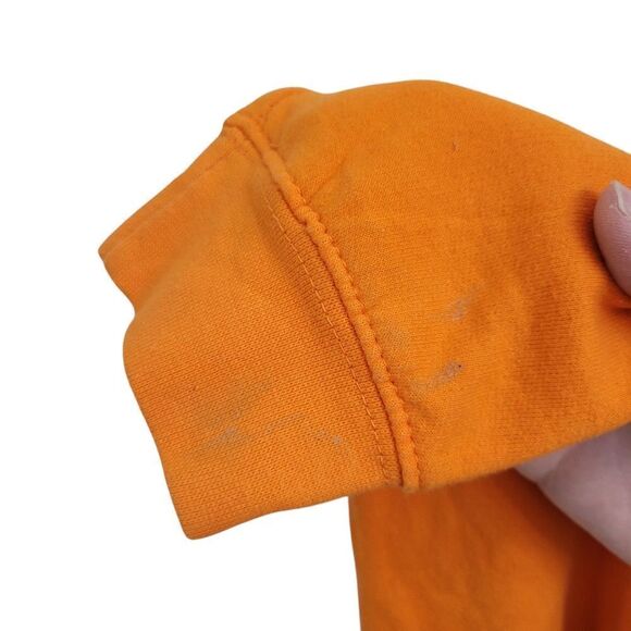 2/$20 Y2K Plain Orange Hoodie Top Size: M - Picture 5 of 6